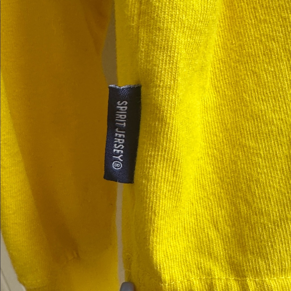 Disney Parks Disneyland Resorts Bright Yellow Long Sleeve Spirit Jersey - Picture 3 of 4